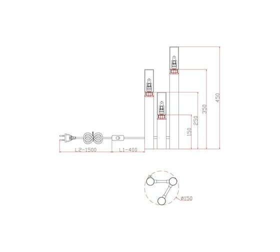 Настольный светильник Freya Match FR5109TL-03G