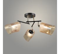 Люстра РОСТОК K2148/3 BK+FGD черный/золото 3x40W E27 d600 h200, QH23 988370953
