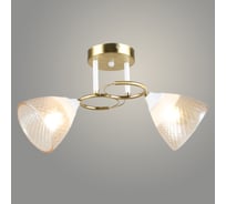 Люстра РОСТОК K2245/2 COP+WT медь/белый 2x60W E27 d440 h240, QH24 988385355