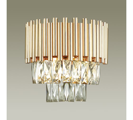 Бра ODEON LIGHT, металл хрусталь E14 2х40W PALLADA 4120/2W