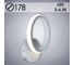 Бра РОСТОК DK5855/1 WT белый 18W LED 3000-6500K d178, HN21 988005653 1