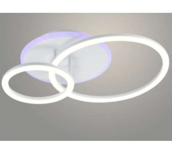 Люстра РОСТОК DK06063/2 PR WH белый 56W+6,5W LED RGB 3000-6500K d450 ПДУ(ИК) диммер, HN23 988032088 1