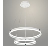 Люстра РОСТОК DK06038/2 PR WH+CR белый/хром 226W LED 3000-6500K d600 ПДУ(ИК) диммер, HN22 988028272