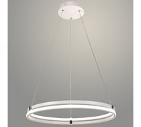 Люстра РОСТОК DK06038/1 PR WH+CR белый/хром 136W LED 3000-6500K d600 ПДУ(ИК) диммер, HN22 988028271