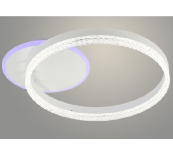 Люстра РОСТОК DK06086/1 PR WH белый 44W+6,5W LED RGB 3000-6500K d460 ПДУ(ИК) диммер, HN23 988032127