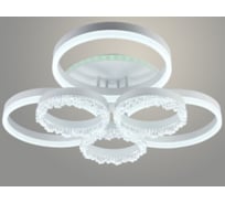 Люстра РОСТОК DK06089/3+3A PR WH белый 162W+8W LED RGB 3000-6500K d690 ПДУ(ИК) диммер, HN23 988032132