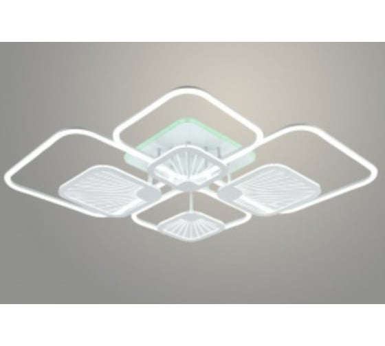 Люстра РОСТОК DK06068B/8 PR WH белый 280W+10W LED RGB 3000-6500K d1090 ПДУ(ИК) диммер, HN23 988032109 1