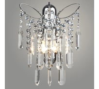 Бра РОСТОК E1829/2W CR хром/хрусталь 2x40W Е27 h330, QH20 987998220