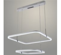 Люстра РОСТОК DK06302/2 PR WT+CR белый/хром 132W+5W LED 3000-6500K d645 ПДУ(ИК) диммер, HN23 988371651