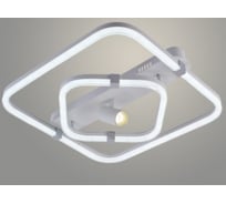 Люстра РОСТОК DK06301/2+1 PR WH+CR белый/хром 104W+5W LED 3000-6500K d545 ПДУ(ИК) диммер, HN23 988032146