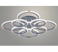 Люстра РОСТОК DK06319D/4+4A PR SL+FGD серебро/золото 160W LED 3000K-6000K d630 ПДУ(ИК) диммер, HN24 988383433