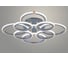 Люстра РОСТОК DK06319D/4+4A PR SL+FGD серебро/золото 160W LED 3000K-6000K d630 ПДУ(ИК) диммер, HN24 988383433 1
