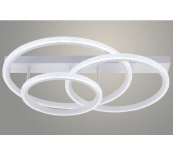 Люстра РОСТОК DK06337/3 PR WT белый 122W LED 3000K-6000K d650 ПДУ(ИК) диммер, HN24 988383331