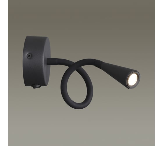 Бра ODEON LIGHT, с выключателем, металл LED 3W ODDS 4254/3WL