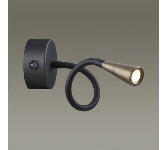 Бра ODEON LIGHT, с выключателем металл LED 3W ODDS 4289/3WL