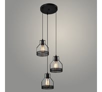 Подвес РОСТОК 21767/3HQ BK черный, 3x40W, E27, h1000, WAN23 988372445