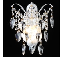 Бра РОСТОК E2371/2W WH+FGD белое золото/хрусталь 2x60W E27 d300 h300, QH23 988032024