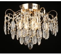 Люстра РОСТОК E2025/4+4 FGD золото/хрусталь 4x40W E27+4x3W LED d410 h330 ПДУ, QH22 988013672