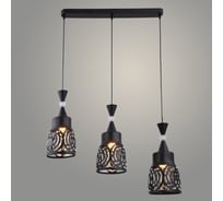 Подвес РОСТОК 27351/3HT BK черный, 3x60W, E27, h1000, KK23 988033938