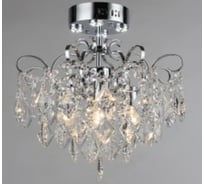 Люстра РОСТОК E1908/4+4 CR хром 4x40W E27+4x3W LED d410 h400 ПДУ, QH21 988004634