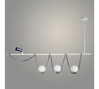 Люстра РОСТОК DWS537/4 WT+CR белый/хром 3x7W G9+1x7W GU10 d1200 h800, SHGN23 988033823
