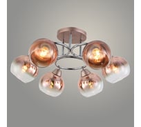 Люстра РОСТОК GH50388/6 CR+RGD хром/розовое золото 6x60W E27 d630 h270, KK23 988367183