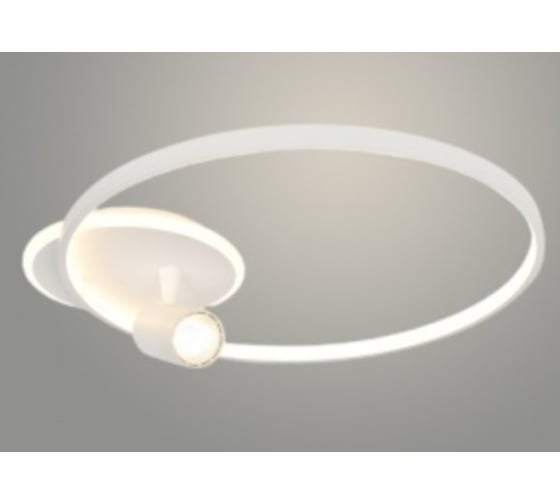 Люстра РОСТОК FX60081/1+1 WT белый 55W+5W LED 3000-6000K d550 ПДУ диммер, MGF23 988366653