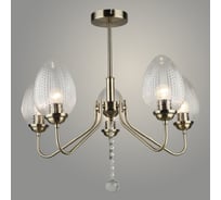 Люстра РОСТОК N5717/5 AB бронза 5x60W E27 d615 h560, QH24 988385475