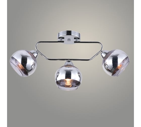 Люстра РОСТОК GH51077B/3 CR хром 3x60W E27 d570 h250, KK23 988367113 1