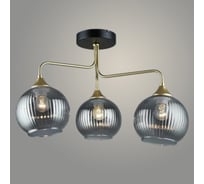 Люстра РОСТОК N5481/3 GD+BK золото/черный 3x40W E27 d555 h325, QH23 988370170