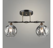 Люстра РОСТОК N6003/2 COFFEE+FGD кофе/золото 2x40W E27 d450 h270, QH23 988370806