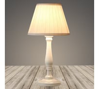 Настольная лампа РОСТОК A19165 WT белый/бежевый абажур h450 1x40W E27, DIY22 988013729