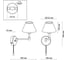 Бра ODEON LIGHT, с выключателем, текстиль E27 40W GEMENA 2481/1W 2