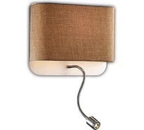 Бра ODEON LIGHT, с подсветкой, текстиль E27 LED 60W+1W LED BOSTRI 2589/2W