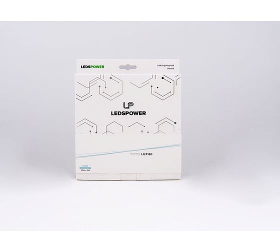 Светодиодная лента LEDS POWER 2835, 112/м, 10Вт/м, 24В, холодная LUX160 006093