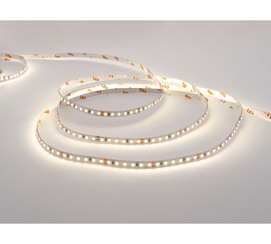 Светодиодная лента LEDS POWER 2835, 120/м, 9,6Вт/м, 24В, теплая, серия LIGHT 004488