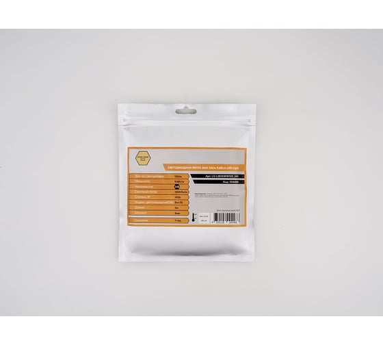 Светодиодная лента LEDS POWER 2835, 120/м, 9,6Вт/м, 24В, теплая, серия LIGHT 004488