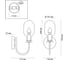 Бра ODEON LIGHT, стекло E14 1х40W GRIF 4700/1W 2
