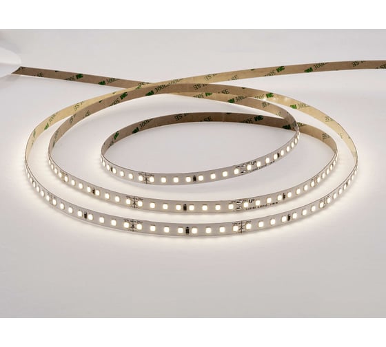 Светодиодная лента LEDS POWER 2835, 128/м, 12В,т/м, 24В, нейтральная LUX160 006130