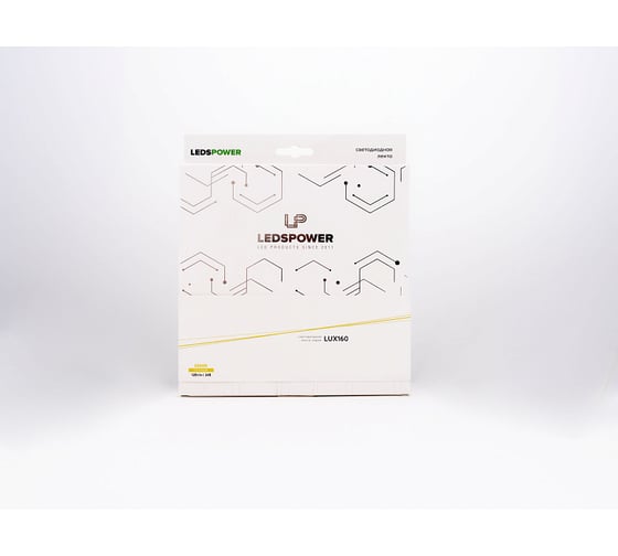 Светодиодная лента LEDS POWER 2835, 128/м, 12В,т/м, 24В, теплая LUX160 006147