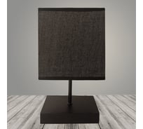 Настольная лампа РОСТОК 6170B+853 BK+BK черный/черный абажур h28см 1x40W E27, DUO22 988027438