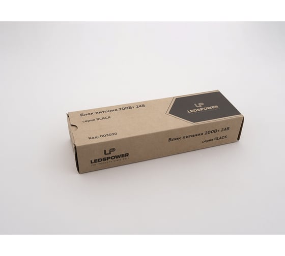 Блок питания LEDS POWER 200Вт, 24В, BLACK 00 3030
