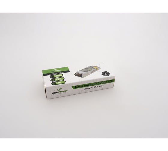 Блок питания LEDS POWER 100Вт, 12В, ULTRA SLIM 000831