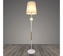 Торшер РОСТОК T2103 WT+GD белый+золото/белый абажур 1x40W E27+1*5W LED h1630, BTH23 988035694