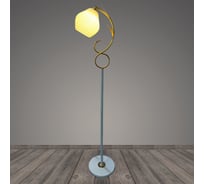 Торшер РОСТОК T2191 WT+GD белый+золото/белый плафон пластик 1x40W E27 h1520, BTH23 988371850