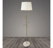 Торшер РОСТОК ZT6604 золото/белый абажур 1x40W E27 h1550, DIY23 988368108