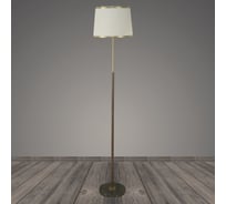 Торшер РОСТОК ZT6549 венге/золото/белый абажур 1x40W E27 h1650, DIY23 988368113