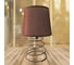 Настольная лампа РОСТОК 62C кофе/кофе абажур h38см 1x40W E27, DUO20 987693559 1