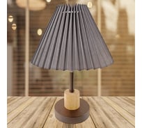 Настольная лампа РОСТОК 2038+103 COF кофе абажур h38см 1x40W E27, DUO21 988006640