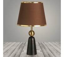 Настольная лампа РОСТОК A20481 BK черный/кофе абажур h460 1x60W E27, DIY23 988368185